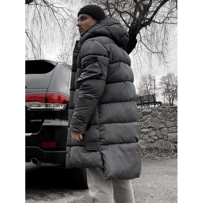 Зимова стьобана куртка oversize