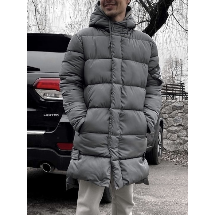 Зимова стьобана куртка oversize