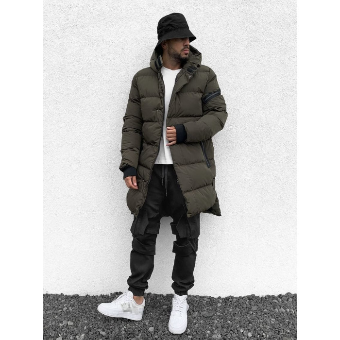 Зимова стьобана куртка oversize