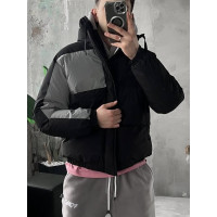 Oversize куртка з рефлективною вставкою