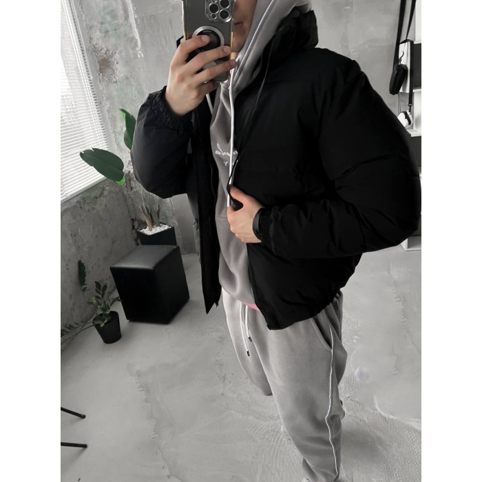 Oversize куртка з рефлективною вставкою
