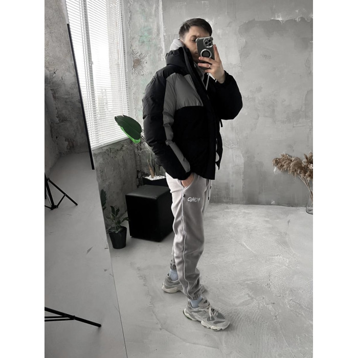 Oversize куртка з рефлективною вставкою