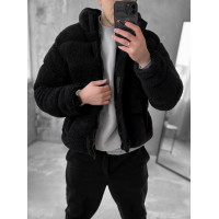 Зимова плюшева куртка oversize