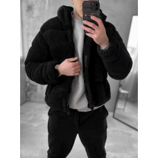 Зимова плюшева куртка oversize