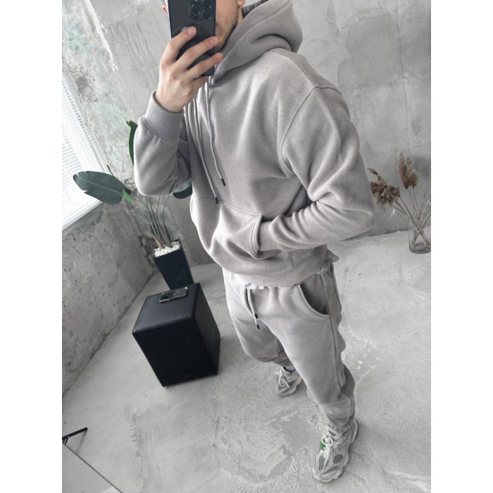 Флісовий oversize костюм