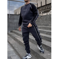 Oversize костюм на флісі з надписом