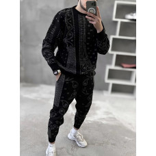 Oversize костюм з принтом