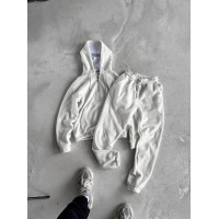 Флісовий oversize костюм з вишивкою