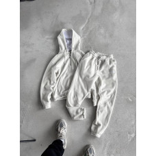 Флісовий oversize костюм з вишивкою