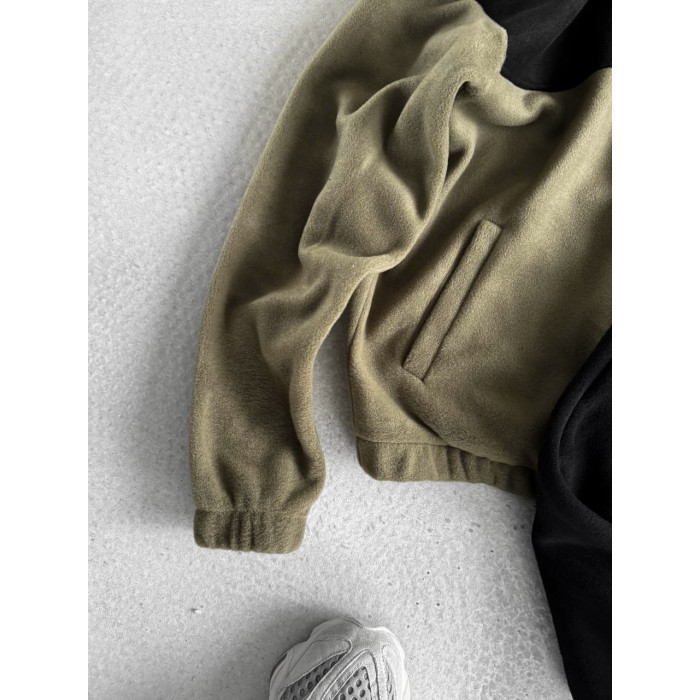 Флісовий oversize костюм з вишивкою