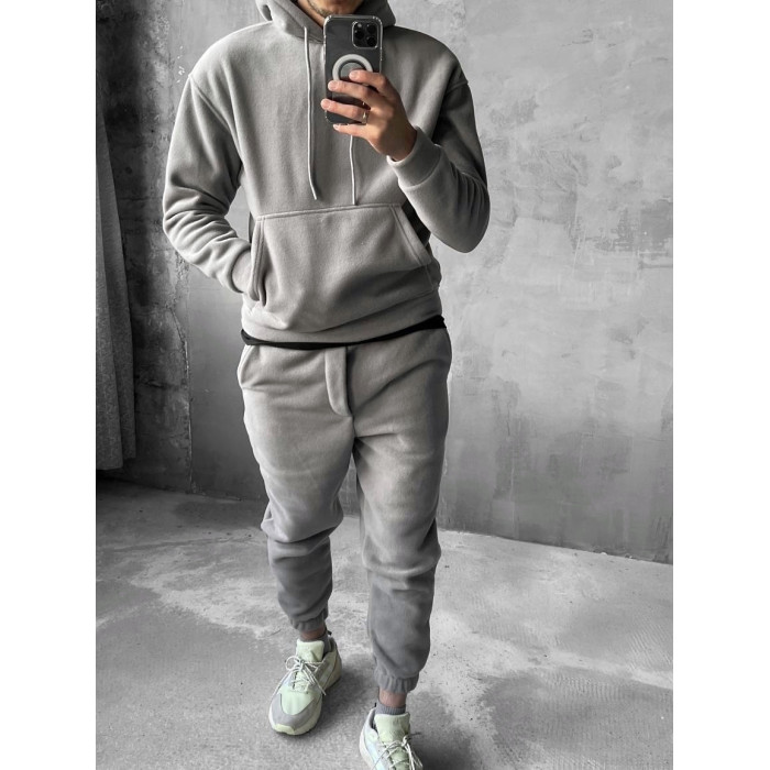 Флісовий oversize костюм
