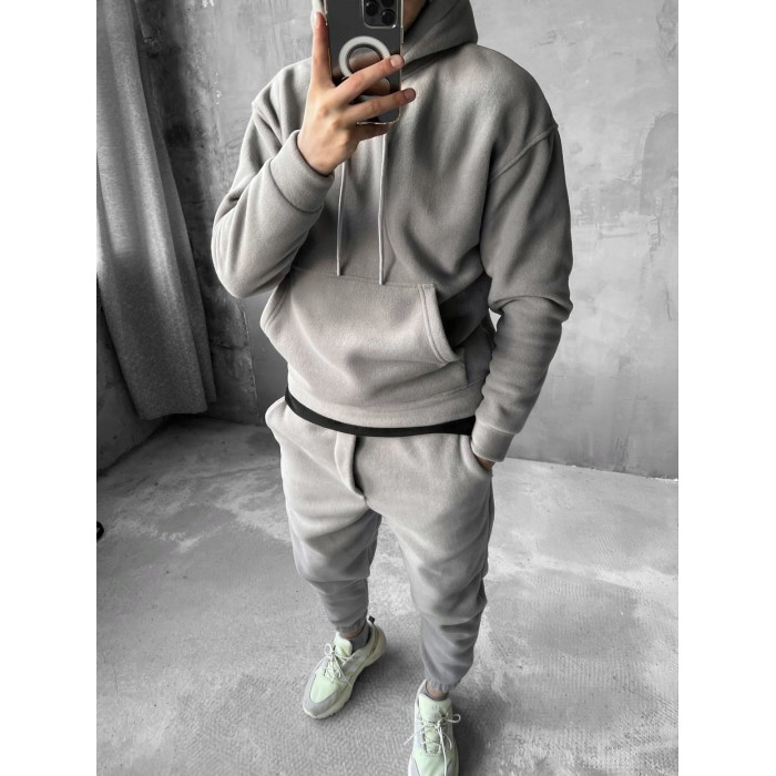 Флісовий oversize костюм