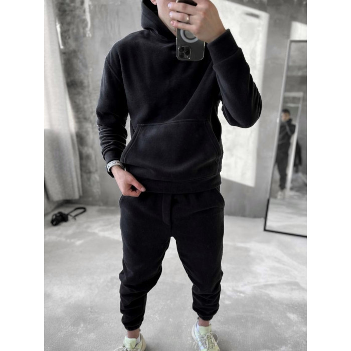 Флісовий oversize костюм