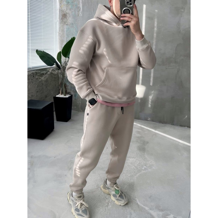 Базовий oversize костюм на флісі