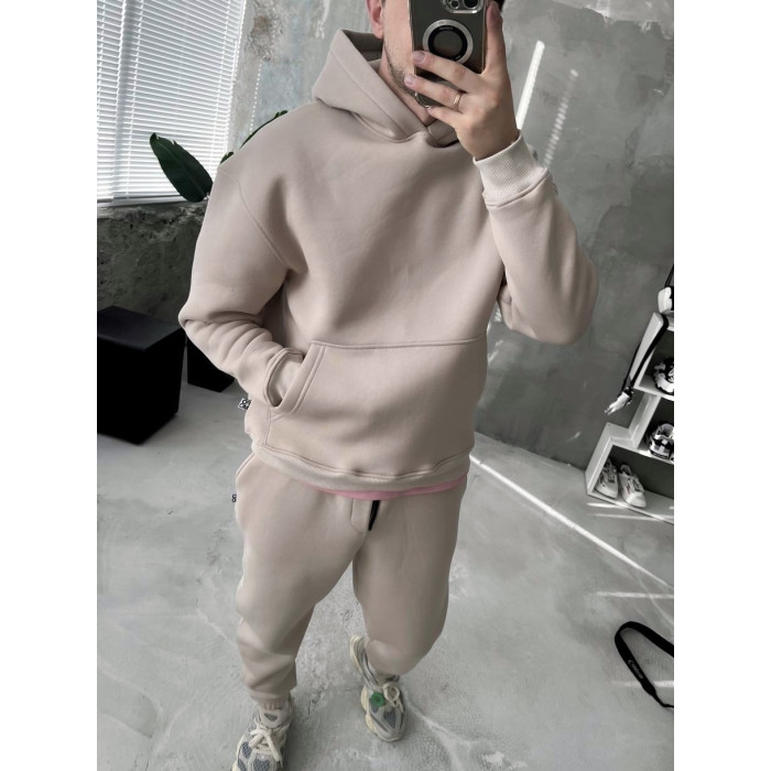 Базовий oversize костюм на флісі