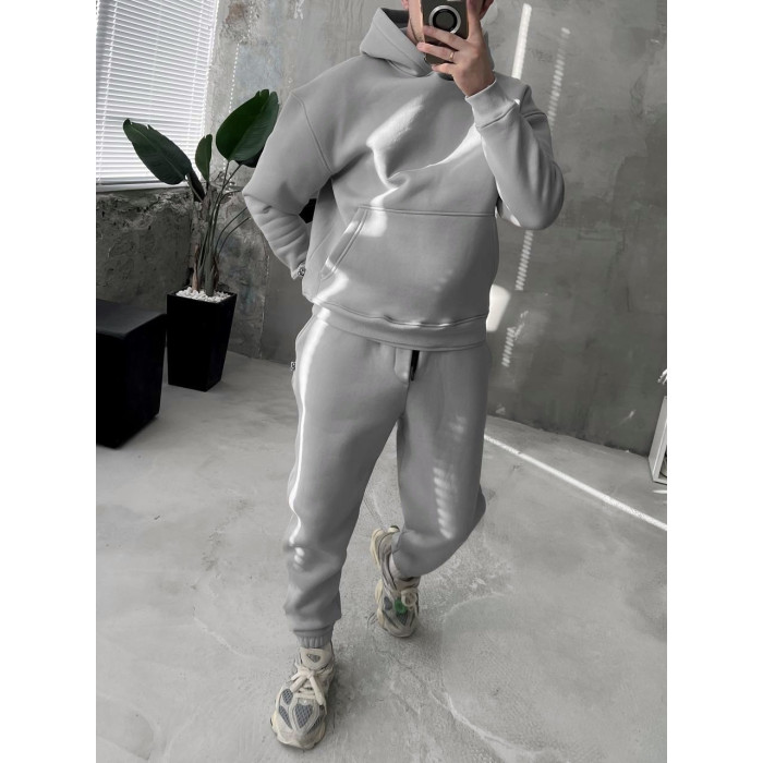 Базовий oversize костюм на флісі