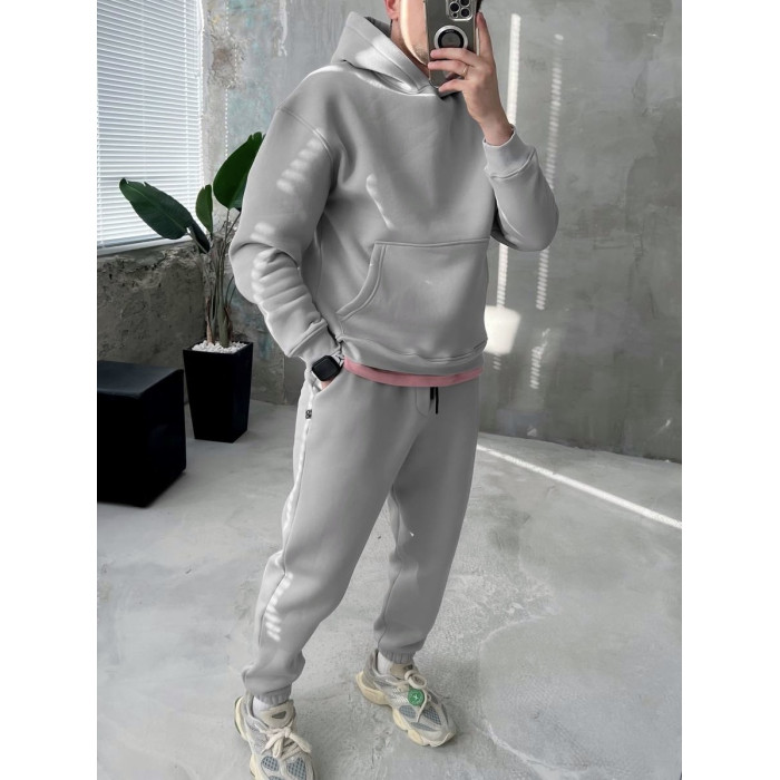 Базовий oversize костюм на флісі