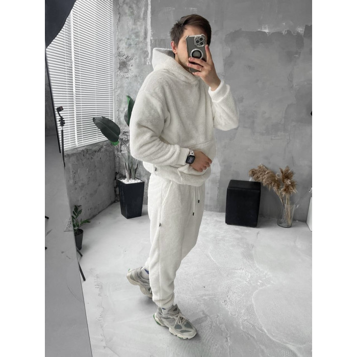 Плюшевий oversize костюм
