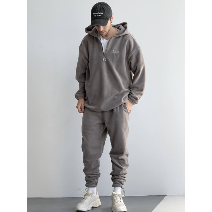 Флісовий oversize костюм