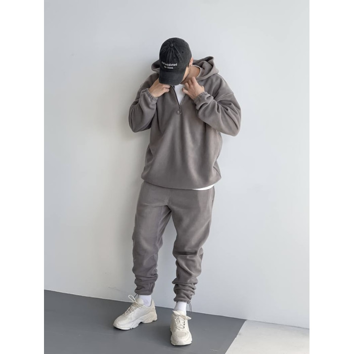 Флісовий oversize костюм