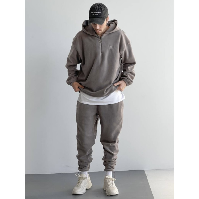 Флісовий oversize костюм