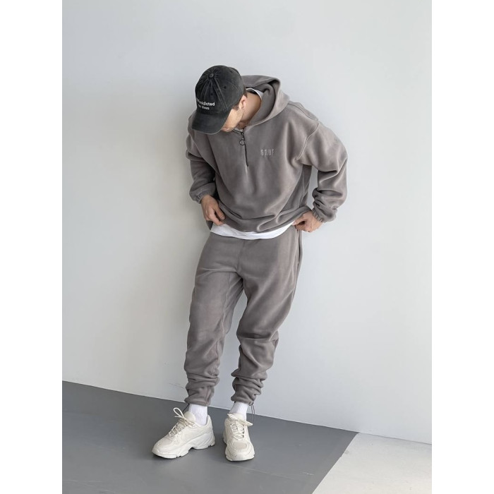 Флісовий oversize костюм