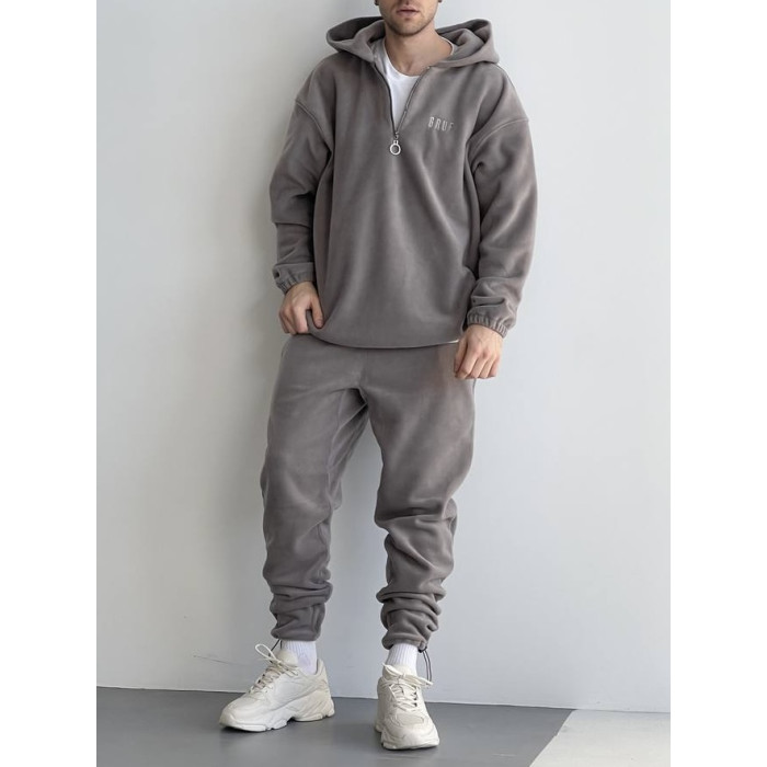 Флісовий oversize костюм