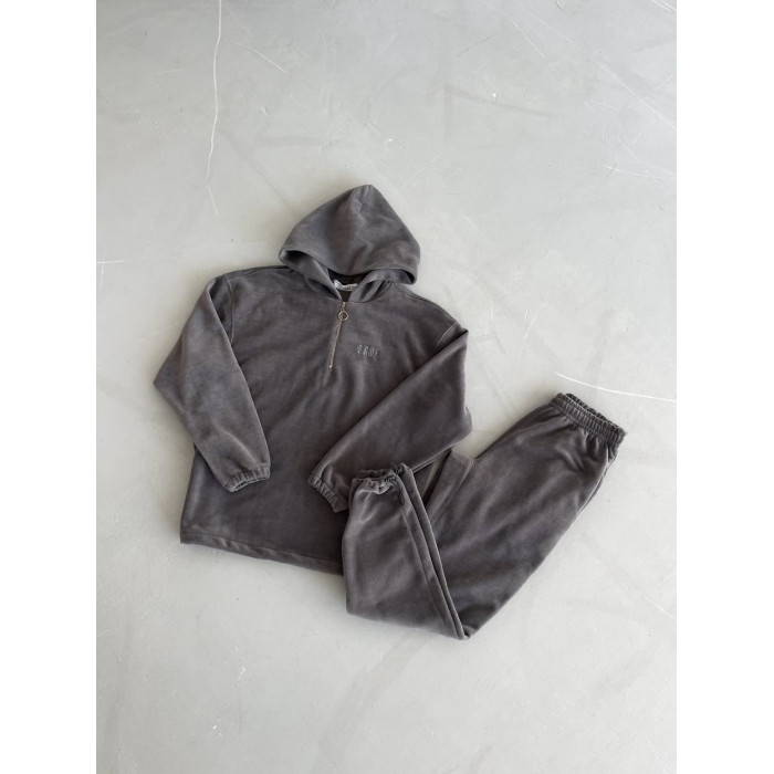 Флісовий oversize костюм