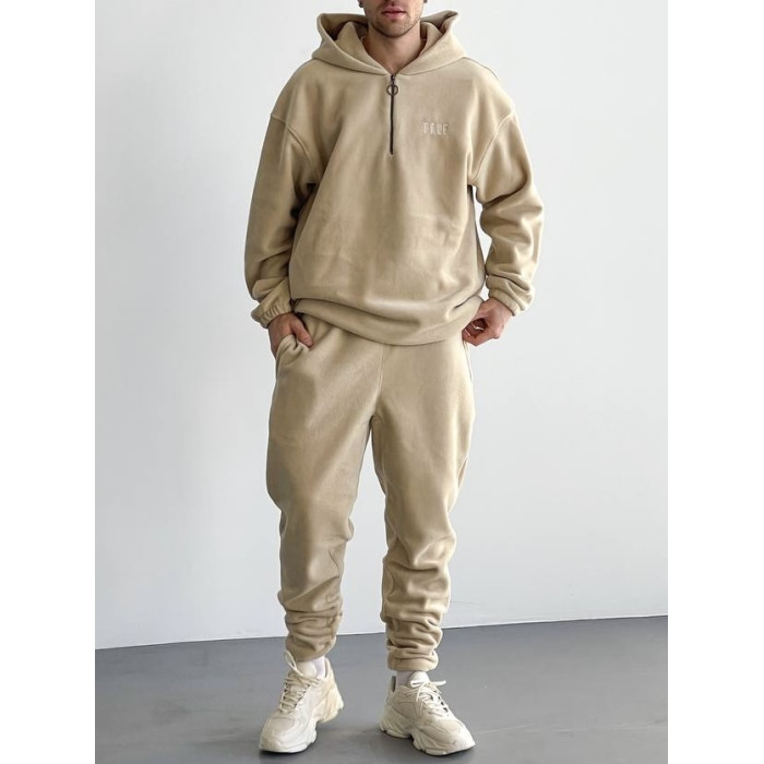 Флісовий oversize костюм