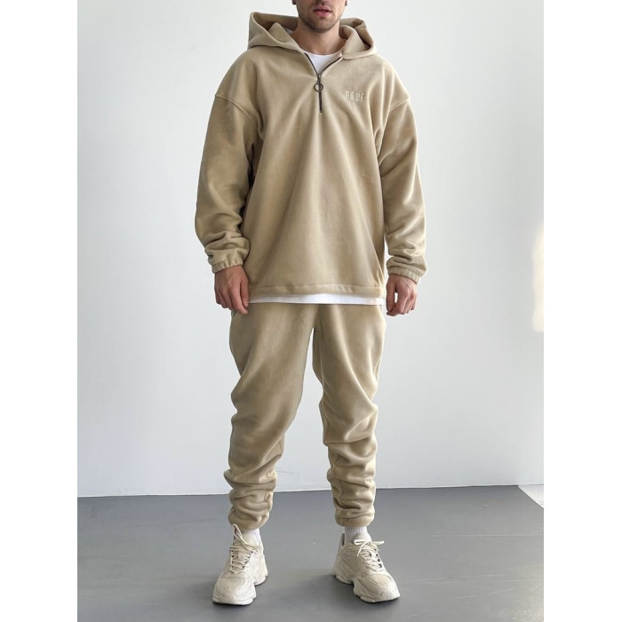 Флісовий oversize костюм