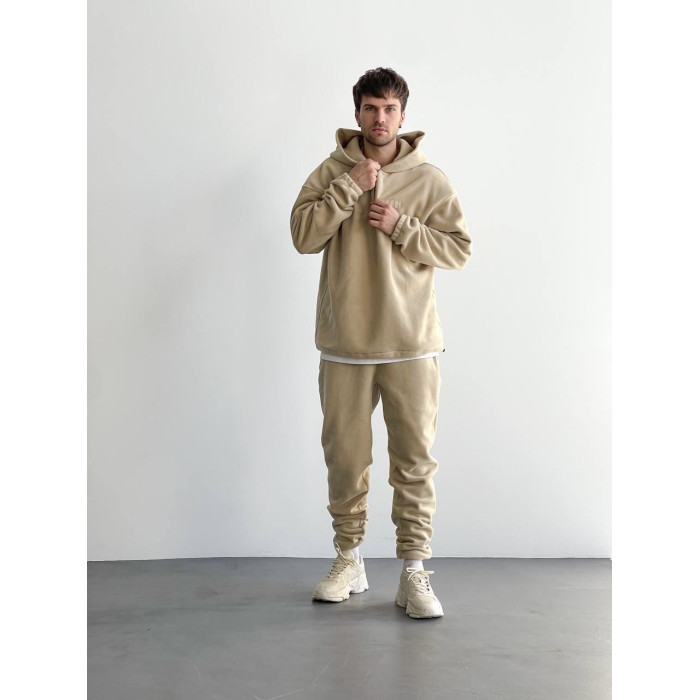 Флісовий oversize костюм