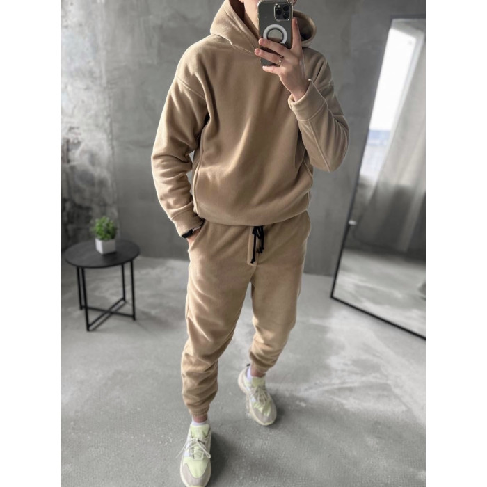 Флісовий oversize костюм