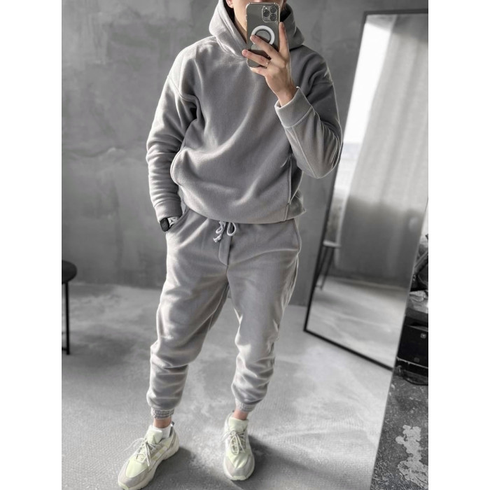 Флісовий oversize костюм