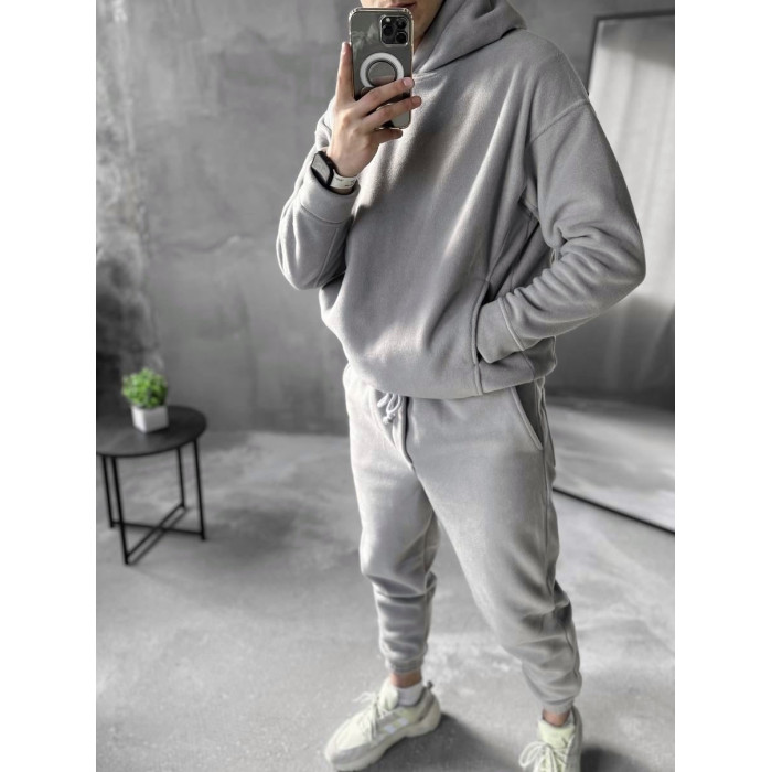 Флісовий oversize костюм