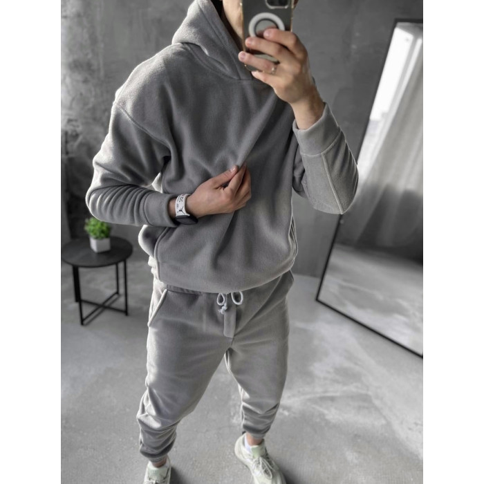 Флісовий oversize костюм