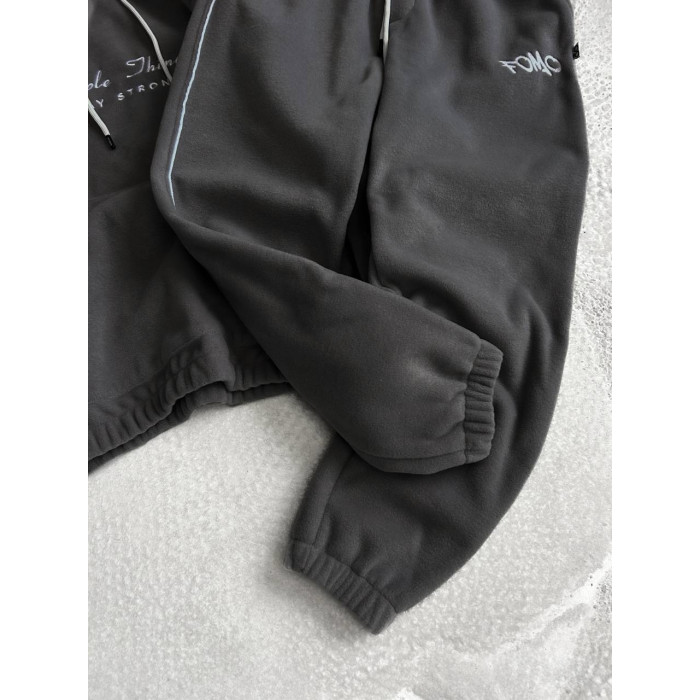 Флісовий oversize костюм