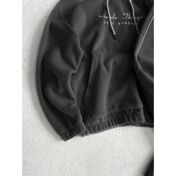 Флісовий oversize костюм