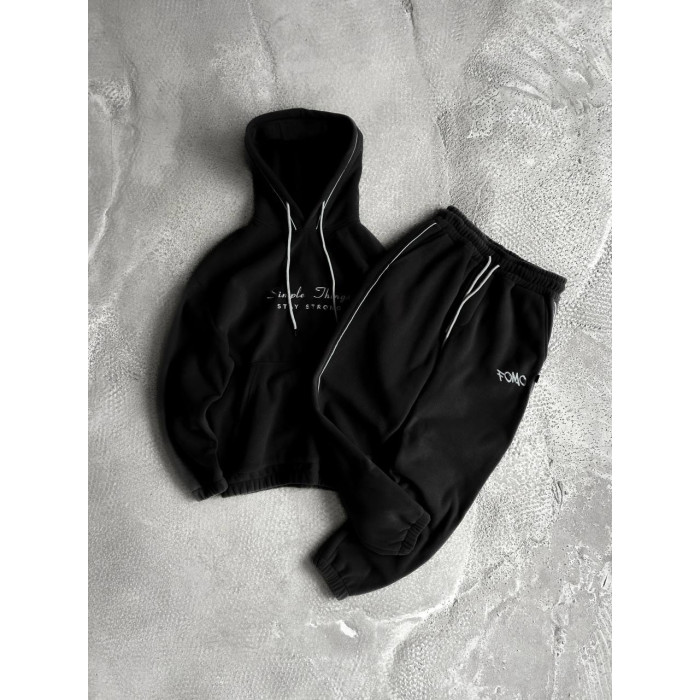 Флісовий oversize костюм