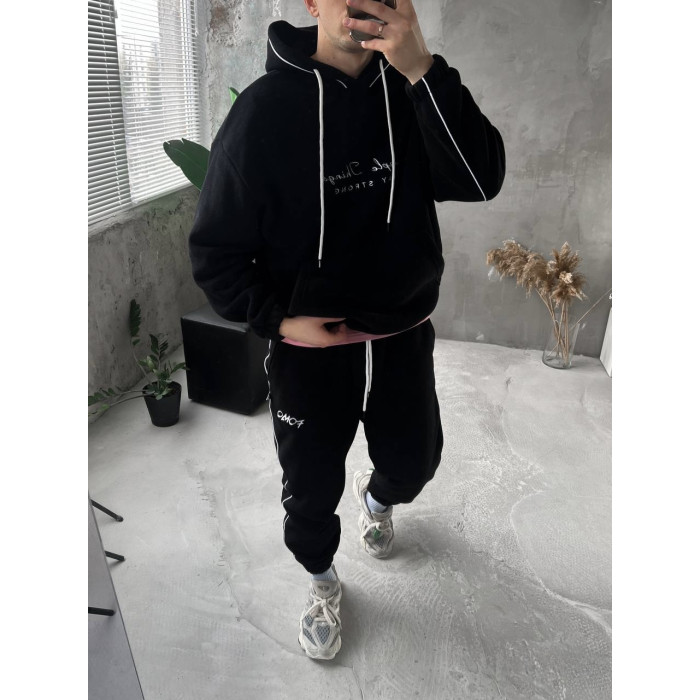 Флісовий oversize костюм