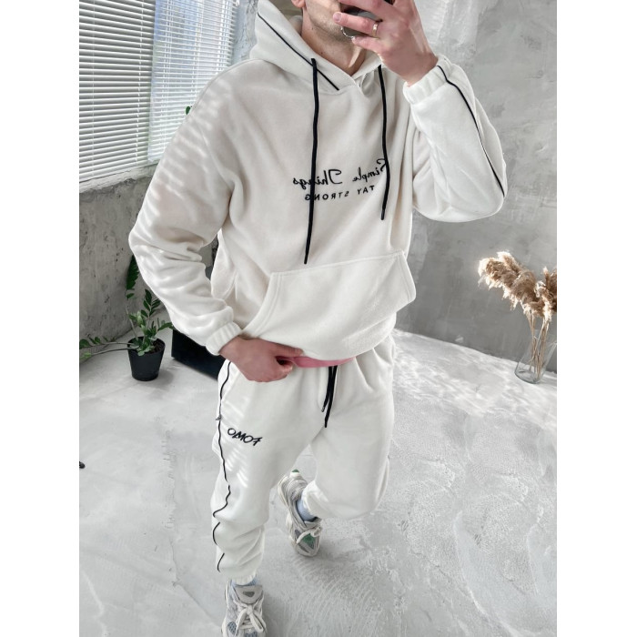 Флісовий oversize костюм