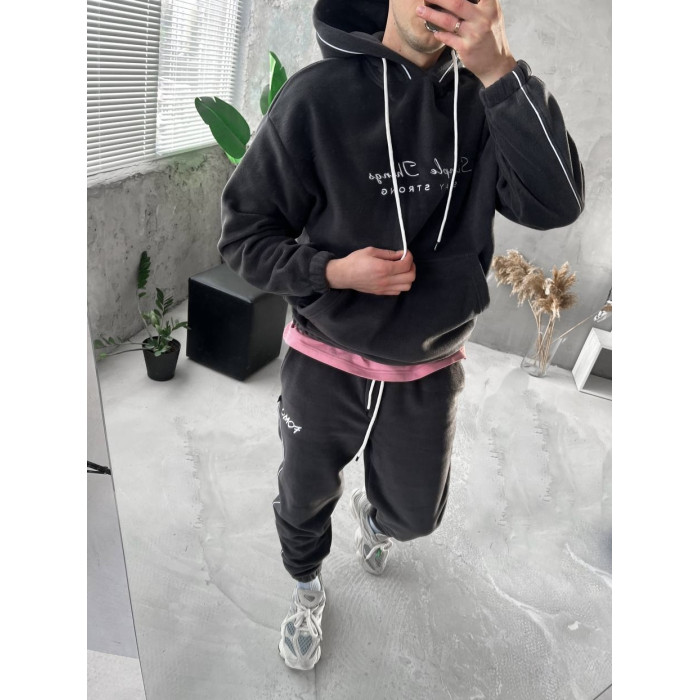 Флісовий oversize костюм
