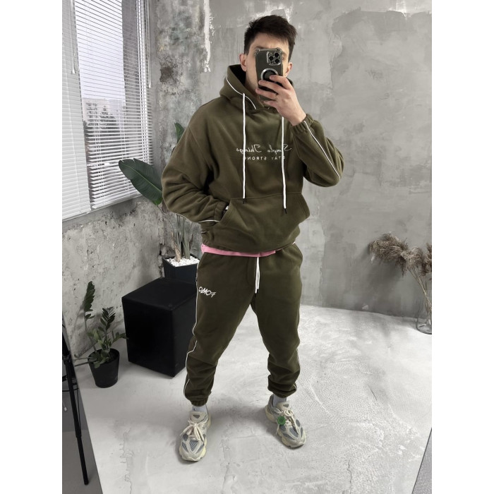 Флісовий oversize костюм