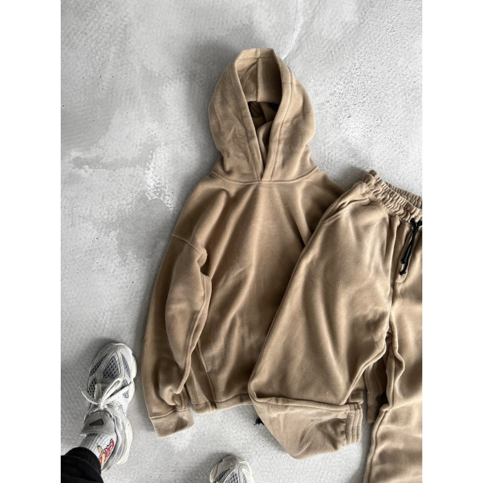 Флісовий oversize костюм