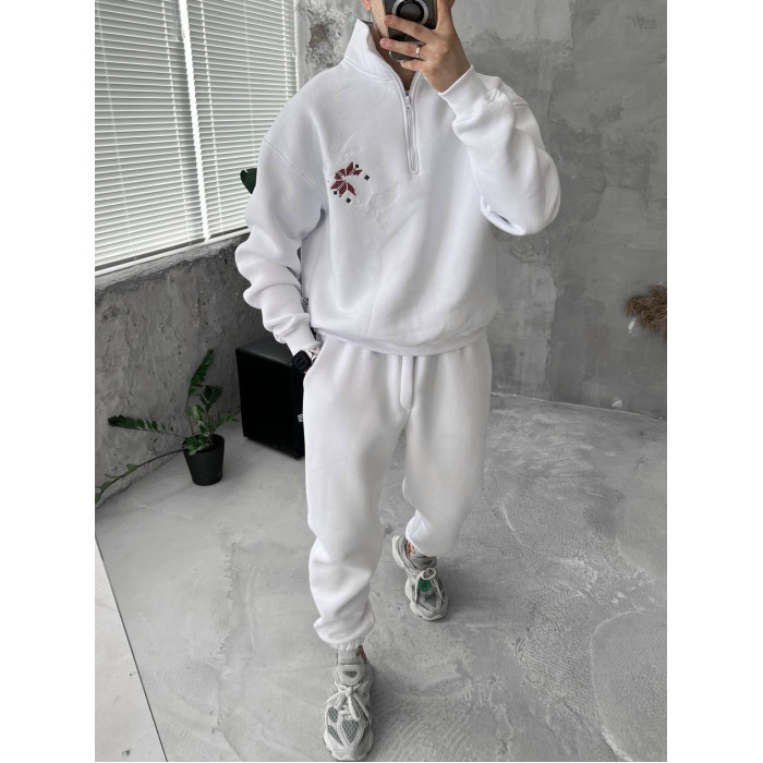 Oversize костюм з вишивкою