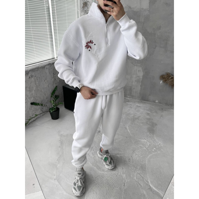 Oversize костюм з вишивкою
