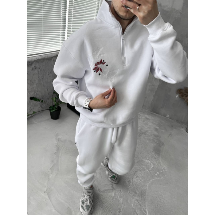 Oversize костюм з вишивкою