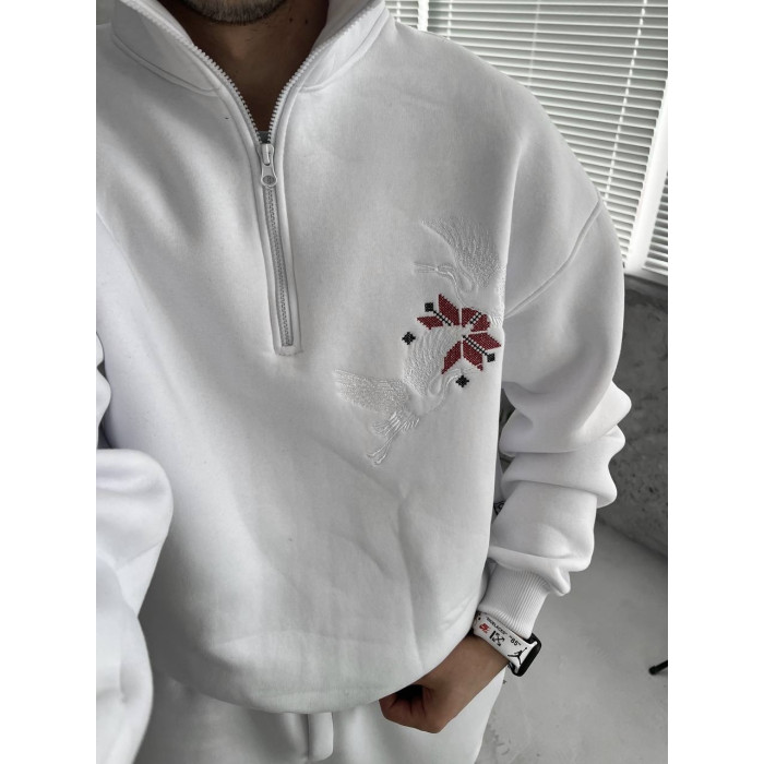 Oversize костюм з вишивкою