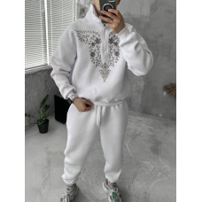 Oversize костюм з вишивкою