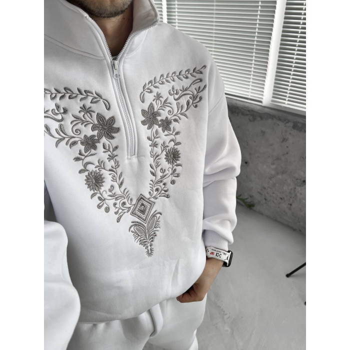 Oversize костюм з вишивкою