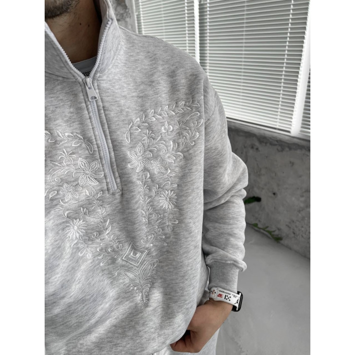 Oversize костюм з вишивкою